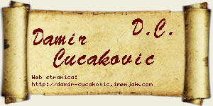 Damir Čučaković vizit kartica